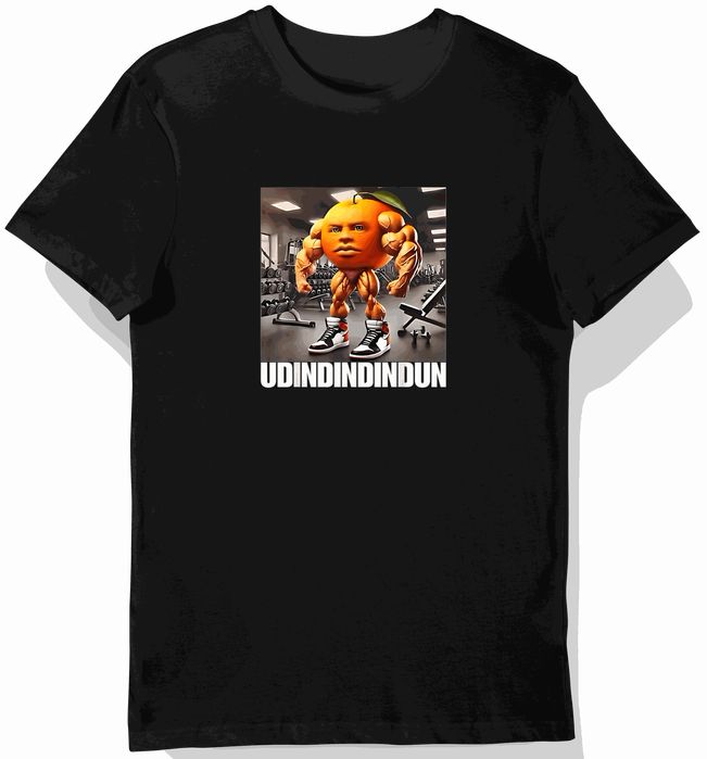 Koszulka dziecięca czarna udindindindun Italian Brainrot prezent 104