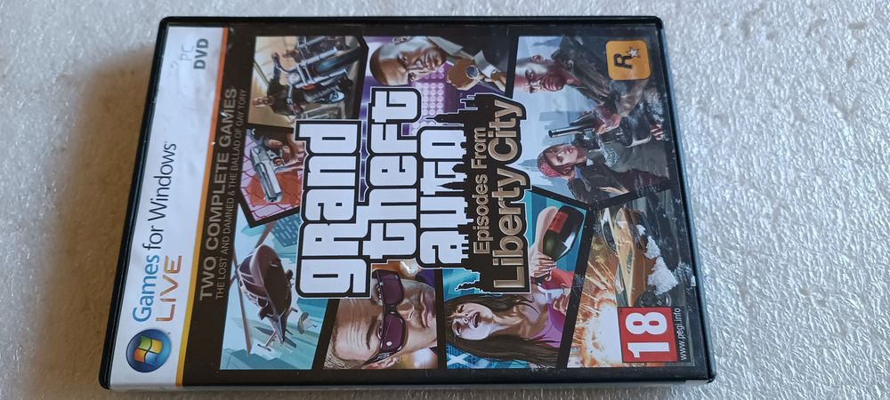 Antigo jogo de PC Grand Theft Auto Liberty city