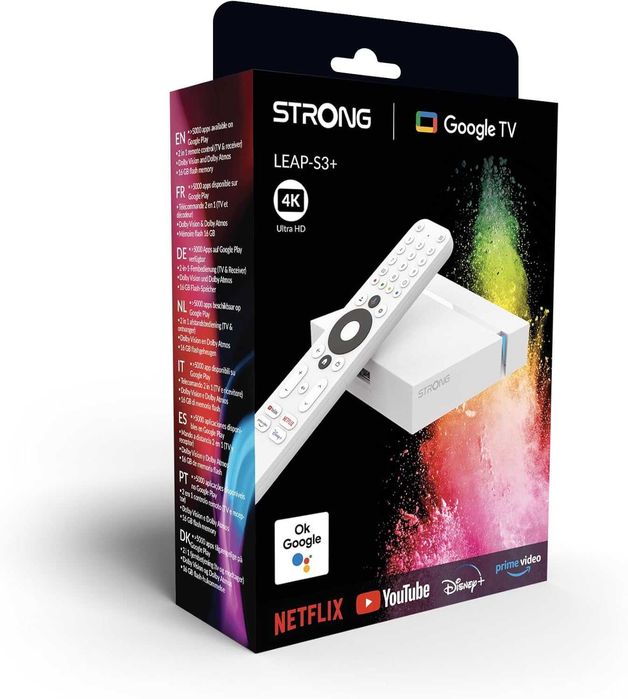 Odtwarzacz Multimedialny 4K Strong LEAP-S3+