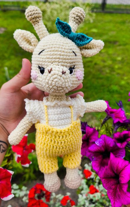 Żyrafa na szydełku