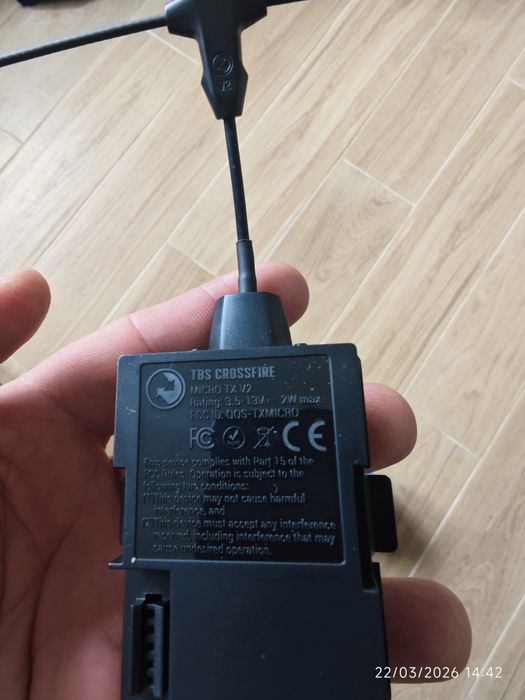 FrSky Taranis Q X7S (Hall Gimbals) + TBS Crossfire Micro V2 + Mala