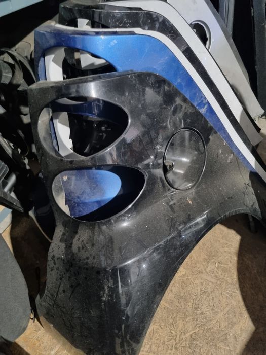 Smart fortwo 451 guarda lamas de tras