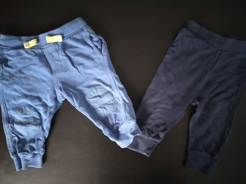 2 x SPODNIE DRESOWE dresy 68 2 pary RESERVED SMYK firmowe spodenki