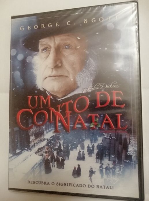 Um Conto de Natal, de George C. Scott - dvd selado