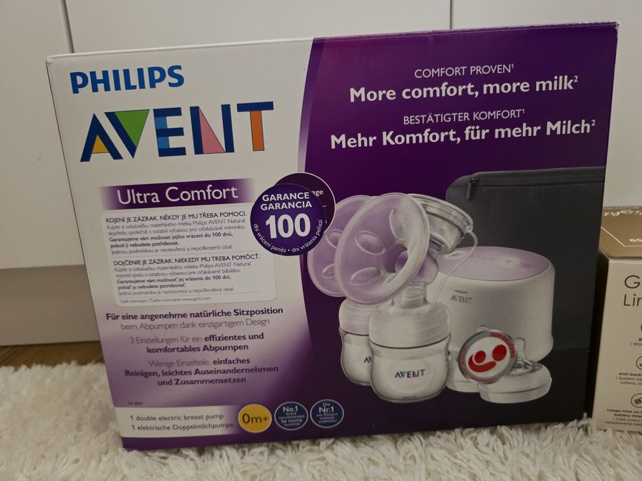 Philips Avent laktator elektryczny podwójny w pełni sprawny SCF334/31