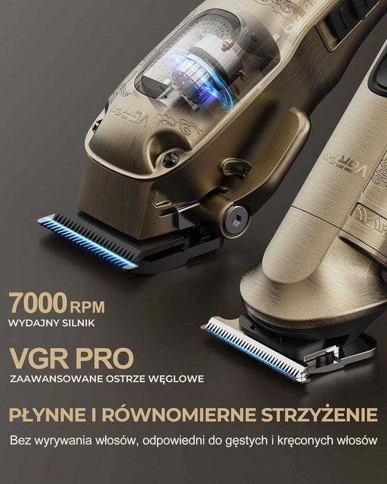 Maszynka do strzyżenia włosów VGR Pro V-007&109 Professional