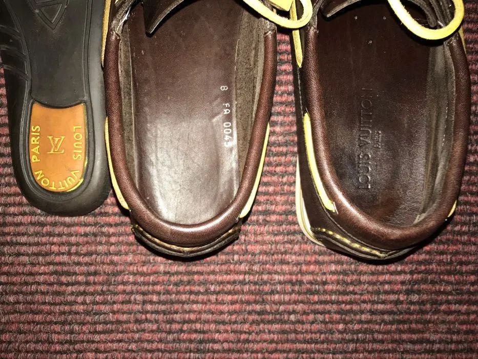 Топсайдеры Louis Vuitton кожа БИЗОНА оригинал номерные лимитированные