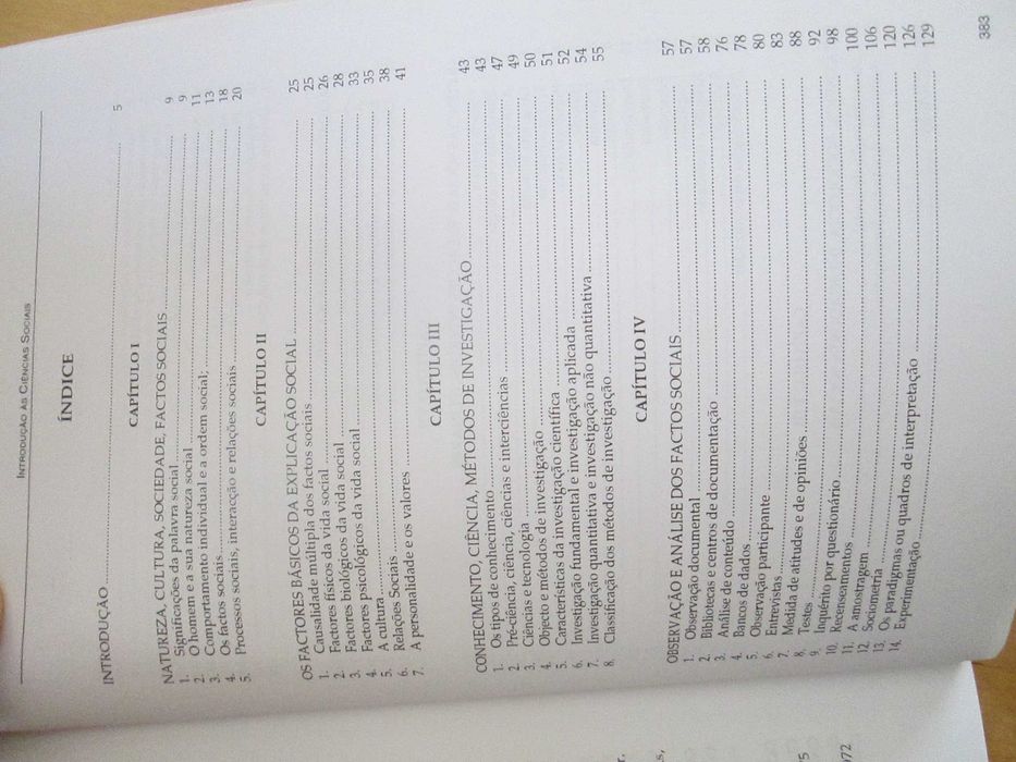 Introdução às ciências sociais, de Amilcar Amorim