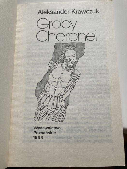 ,,Groby Cheronei „ Aleksander Krawczuk 1988