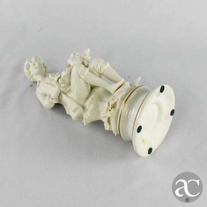 Figura de jovem pastor em biscuit Capodimonte “Marcolin”