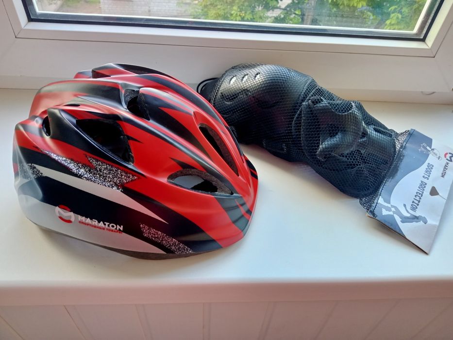 Шолом дитячий MARATON + захист MARATHON