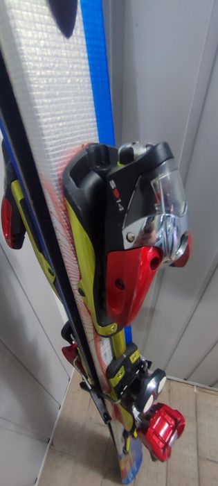 Лижі гірські Salomon Crossmax 185 см комплект з чохлом і палицям