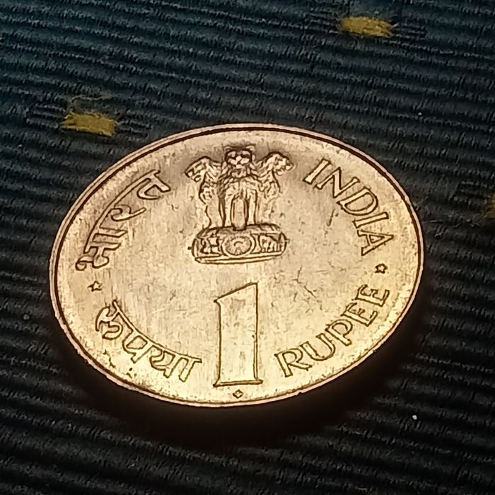 moeda 1 Rufee ano 1964  India