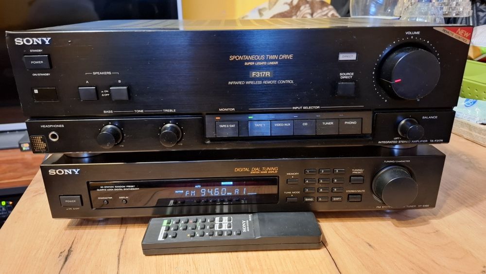 Wzmacniacz i Tuner Radiowy Sony+pilot