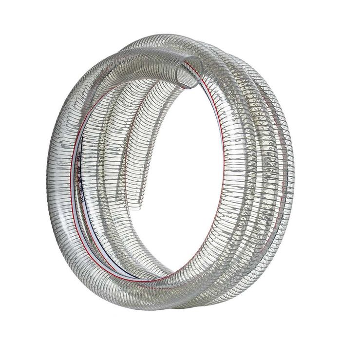 5M WĄŻ SSAWNY 2 cale 2'' 50 mm Wzmacniany Drutem 1m DO POMPY motopompy