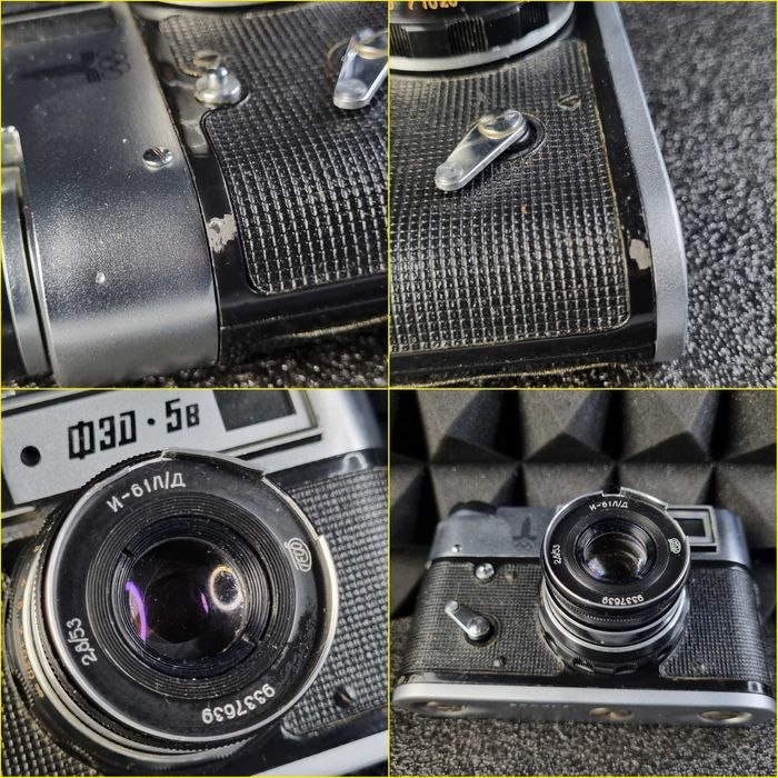 Фотоаппарат Fed-5b "олімпійський" + industar-61 l/d 2.8/53