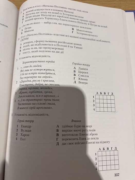 Українська мова та література 1 частина