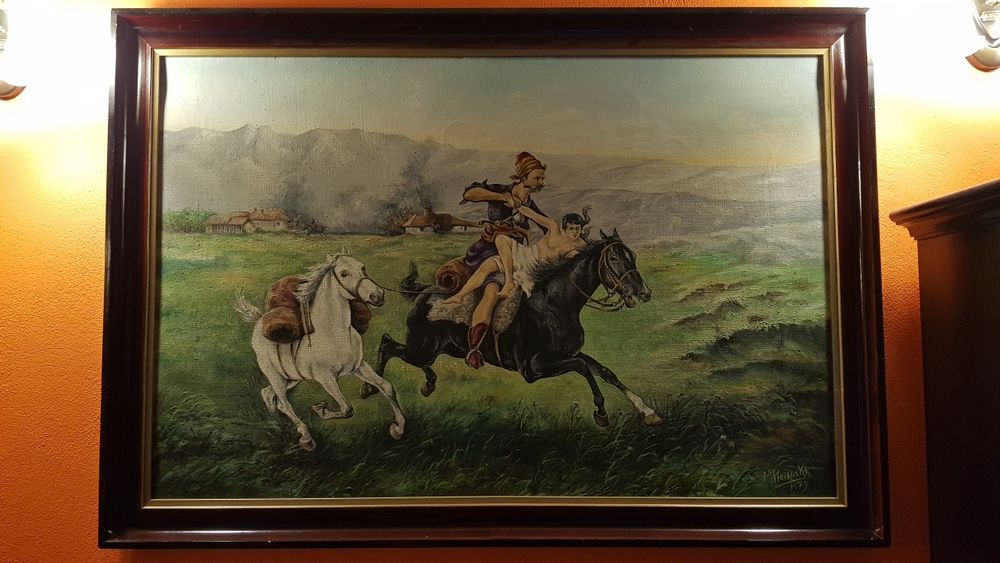 "Branka" obraz na płótnie 90x60cm z 1979r.