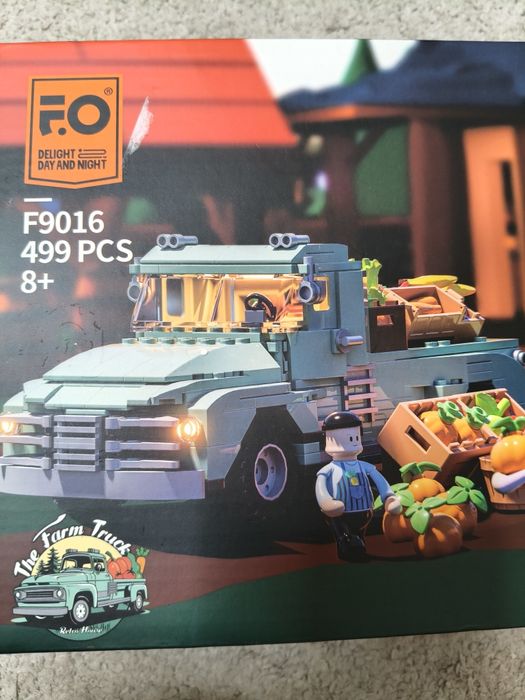 Kit 499 PCs tipo Lego caminhao verduras