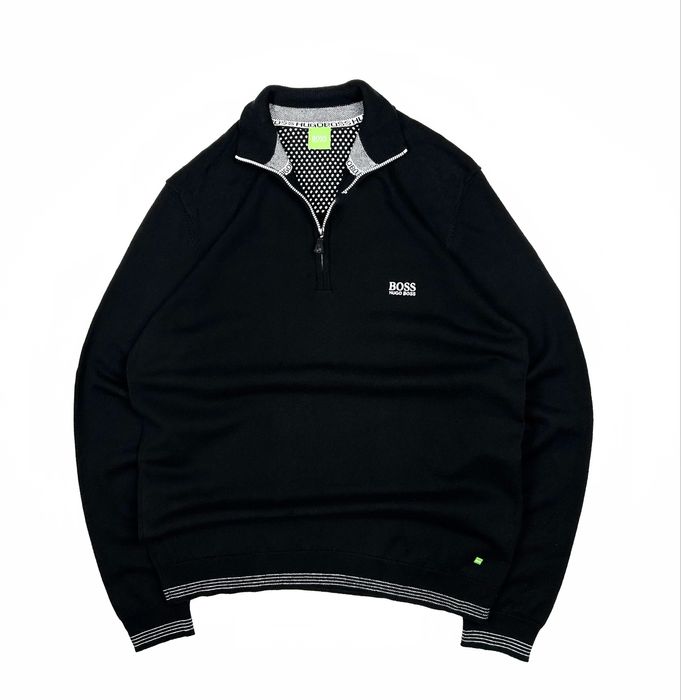 Кофта светр пуловер 1/3 зіп Hugo Boss m