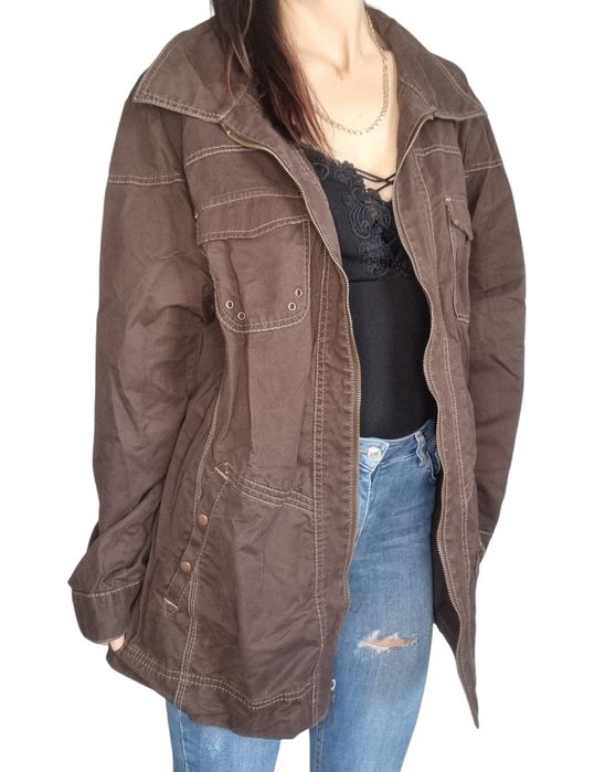 Brązowa kurtka Ulla popken Rozmiar 50/52   #ullapopken