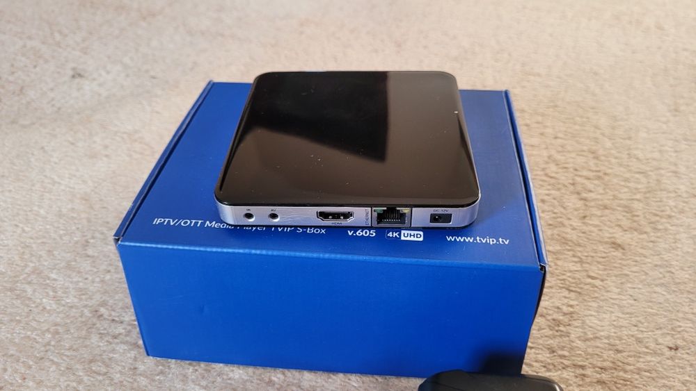 TVIP S-Box v. 605 4K UHD dekoder iptv