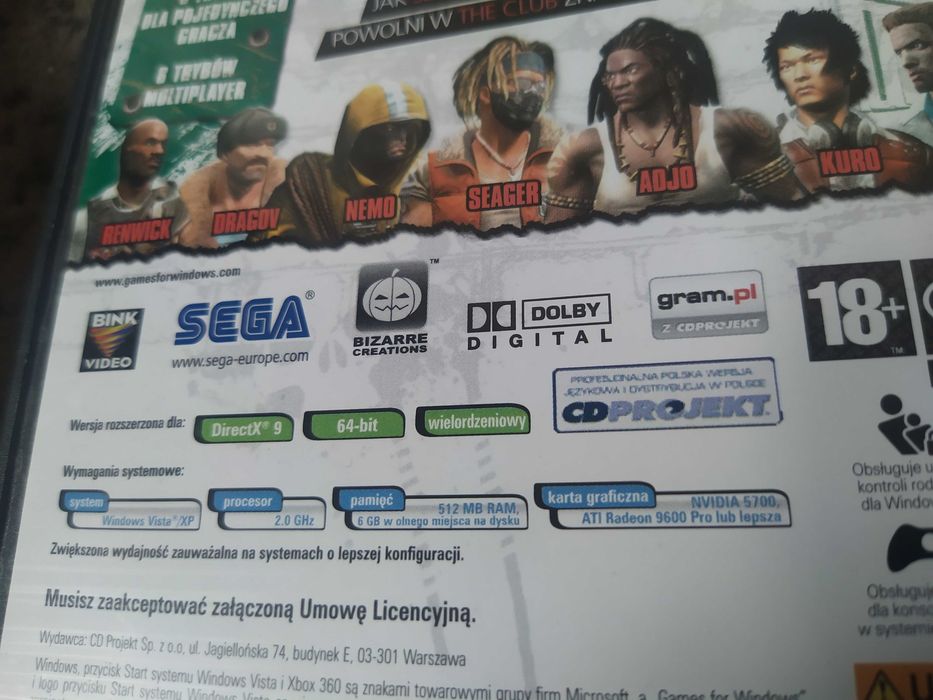 The Club PC DVD PL premierowa bigbox pełna