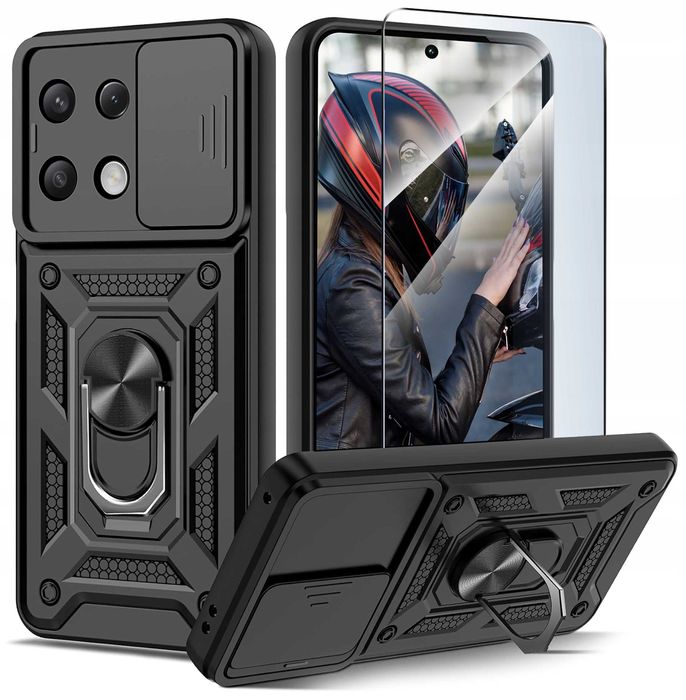 Etui Pancerne do Xiaomi Redmi Note 13 Pro 5G + Szkło Hartowane