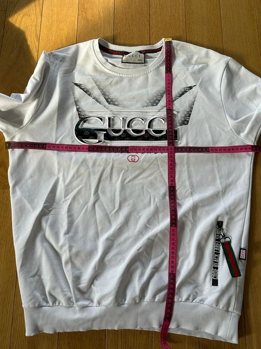 Biała męska bluza z napisami L