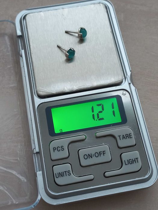 Сережки срібло 925 Котяче Око вінтаж з власної колекції