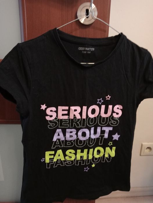 Destination t-shirt czarny 158 cm
