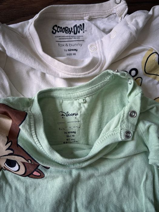 Bluzy bluzeczki z długim rękawem komplet zestaw zara sinsay 68