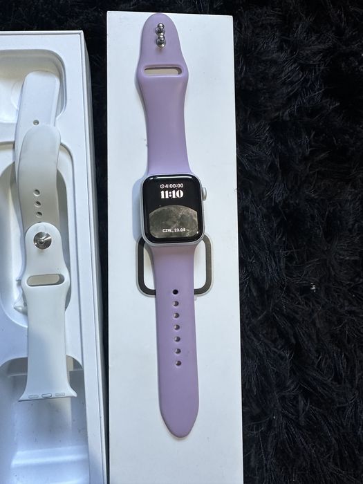 Apple watch seria 4 40 mm  silver aluminium