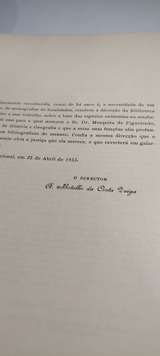 Subsidios para a Bibliografia da História Local Portuguesa (1933)