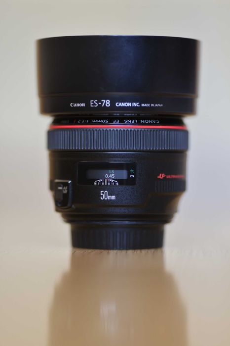 Продам фотообʼєктив Canon EF 50mm f/1.2L USM