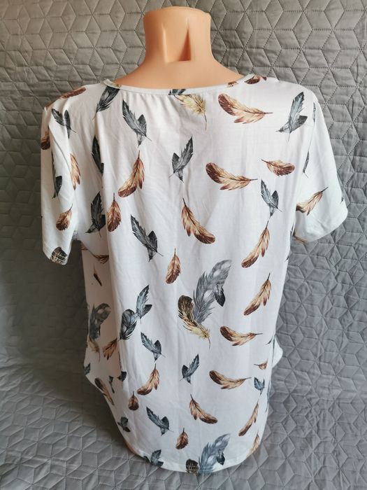 Bluzka wzór liści
