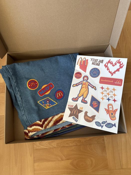 Bermudy McDonald’s spodenki jeansowe McDonalds S M