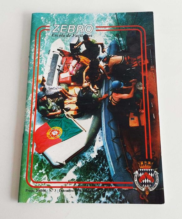 Revista Zebro n.º 3 de Dezembro de 1998 da Escola de Fuzileiros
