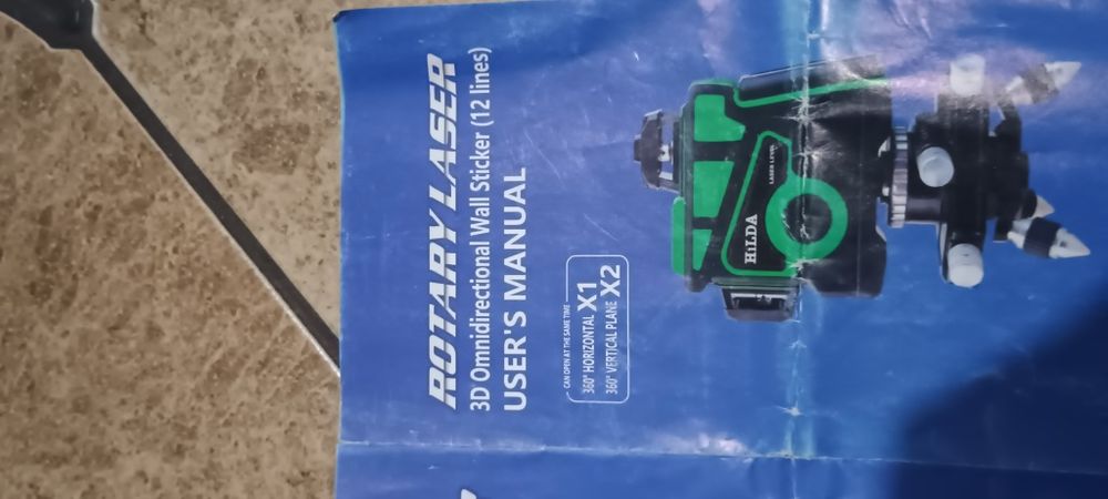 12лін Лазерний рівень Hilda