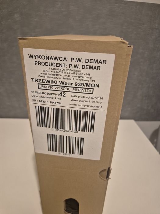 Trzewiki wz.939/MON rozm. 42  NOWE