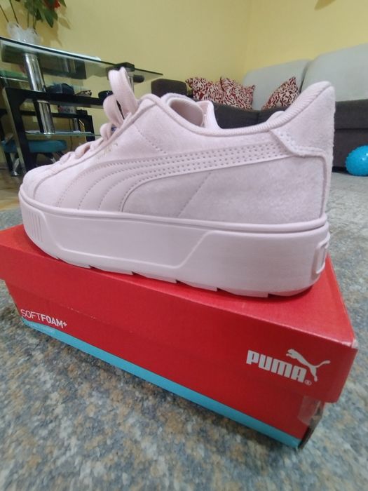 Puma Karmen – różowe sneakersy na platformie | rozmiar 40