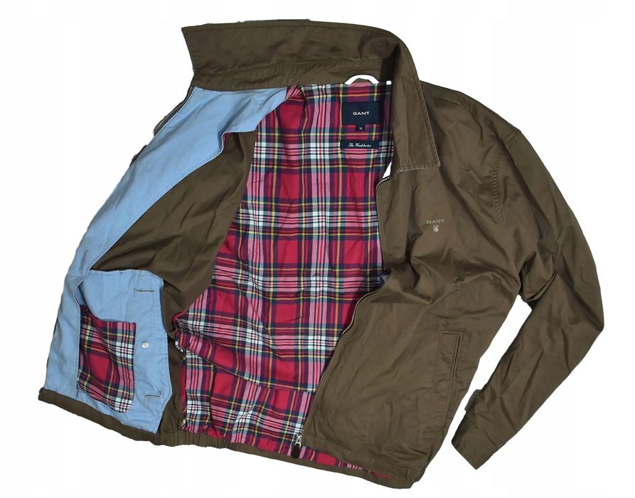 Gant The Windcheater Brązowa Kurtka Męska Harringtonka Xl