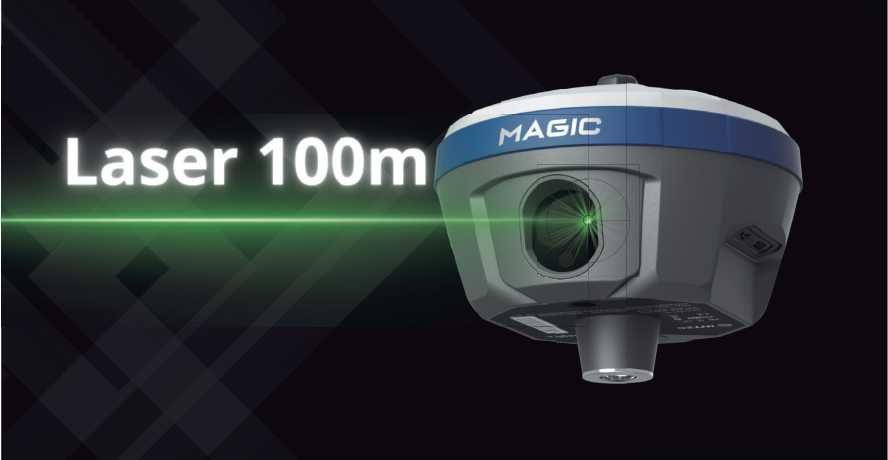 GPS (GNSS) com LASER de 100m - Toda a Topografia na sua mão