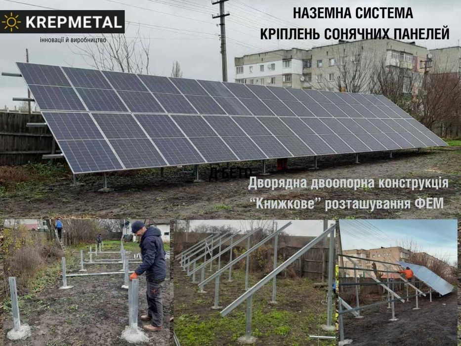 Система кріплення для сонячних панелей/фотомодулів. ОПТОВІ ЗНИЖКИ!