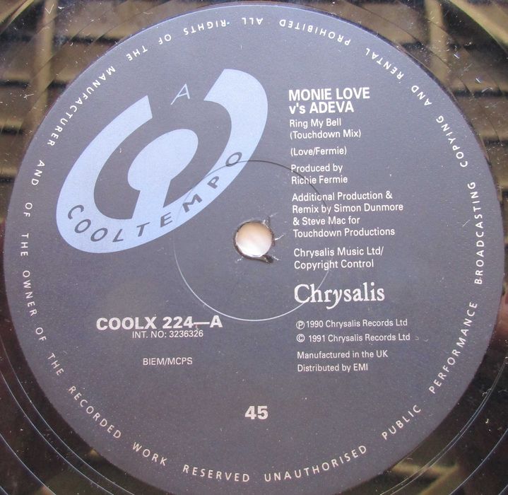 Monie Love - - - - - Ring My Bel - - - - - Maxi Single