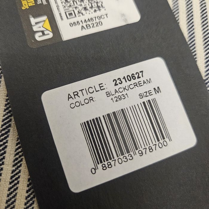 Nowa kurtka bomberka w paski Caterpillar CAT Workwear