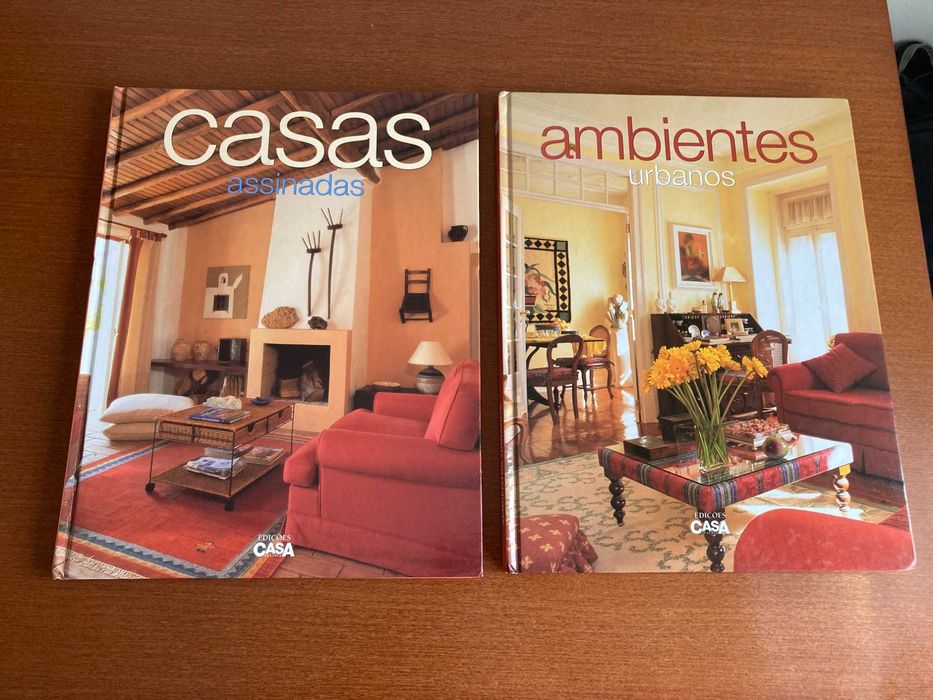 Revistas Casas Assinadas e Ambientes Urbanos de capa dura