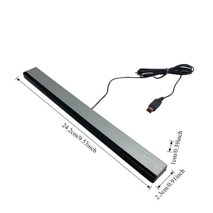 Barra Sensor com Fio para Nintendo Wii e Wii U – Receptor Sensor para Controle de Movimento NOVO