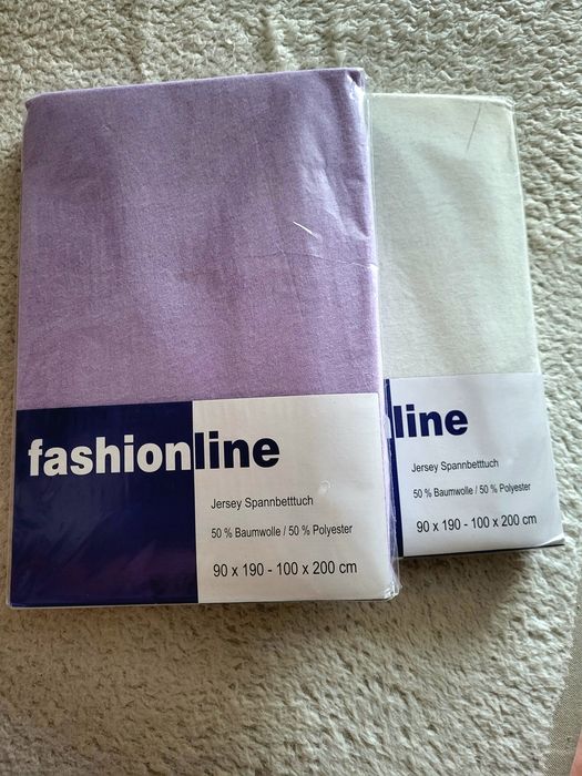 Якісні простирадла на резинці Jersey Spannbetuch привезені з Німеччини