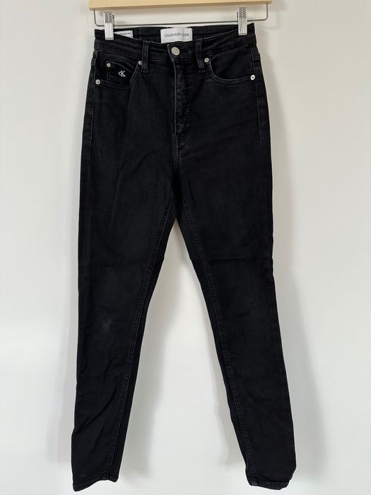 Czarne dżinsy skinny Calvin Klein Jeans